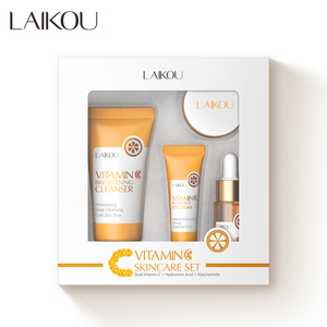 Laikou, 4 Uds., conjunto de cuidado de la piel Natural con vitamina C Vit C 20%, suministros para Spa Facial, caja de regalo de crema de colección rejuvenecedora con brillo luminoso - Product Image 6