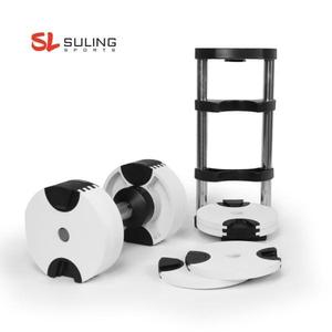 Multi Function Dumbbell Set <b>Free</b> <b>Weights</b> Gym Fitness Equipment Cast Iron Adjustable Dumbbells 40kg - Product Image 3