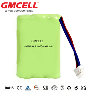 Paquete de baterías Ni-MH de 3.6V 3S2P/1p/3p AAA/AA/C/D recargables para cepillos de dientes eléctricos, audio, pequeños equipos médicos. - Product Image 3