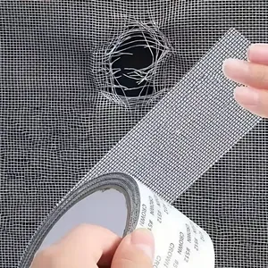57643 # Grille en polyuréthane gris et colle acrylique Ruban <span class=keywords><strong>de</strong></span> <span class=keywords><strong>réparation</strong></span> <span class=keywords><strong>de</strong></span> maille <span class=keywords><strong>de</strong></span> camping essentiel <span class=keywords><strong>pour</strong></span> la randonnée et les aventures en plein air - Product Image 2