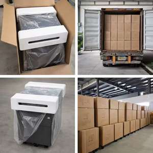 Armoire de classement mobile en acier sous le bureau, 3 tiroirs, armoire de rangement de bureau - Product Image 6