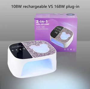 <span class=keywords><strong>2025</strong></span> Новый S80 мультяшный Алмазный 108 Вт 36-светодиодная перезаряжаемая ультрафиолетовая лампа для ногтей мощная Беспроводная Сушилка для ногтей <span class=keywords><strong>Pro</strong></span> 168 Вт электрическая лампа для ногтей - Product Image 6