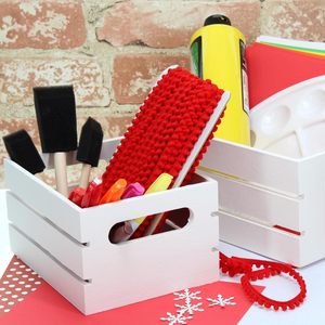 Trang Trí Làm Tổ Mini Nhỏ Bằng Gỗ Lưu Trữ Apple Sữa Vận Chuyển Thùng Bán Buôn Cho Rau - Product Image 3