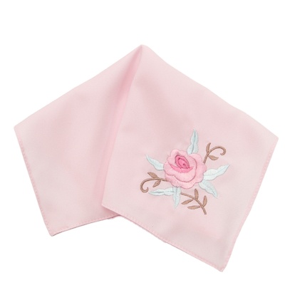 Light-colored Cotton Handkerchief 100% Cotton Embroidered Handkerchief
