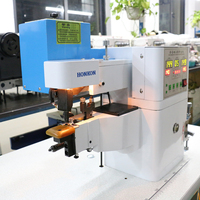 Machines à chaussures Honkon HK-298B pour le pliage et le collage des semelles intérieures de chaussures en cuir, adaptées aux matériaux en fourrure