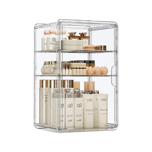 Boîte <span class=keywords><strong>de</strong></span> rangement compacte empilable anti-poussière pour figurines, modèles d'<span class=keywords><strong>action</strong></span> et collections <span class=keywords><strong>de</strong></span> jouets, avec 3 séparateurs - Product Image 1