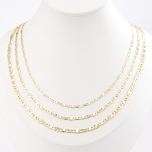 Collar de Clavícula con Patrón Delicado para Mujer, Latón, Chapado en Oro de <span class=keywords><strong>14k</strong></span>, Cadena con Forma de Nariz de Cerdo, Venta al por Mayor de Joyería CM - Product Image 6