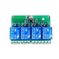 Module de relais de commande USB LCUS HID sans pilote pour ordinateur, contrôle intelligent PC, Plug and Play