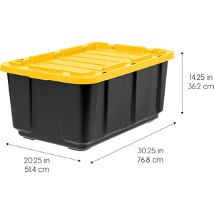 Cheap Thickened <b>Large</b> Plastic Storage Box with Lid Household Clothes Toy Storage Box Portable Storage Box - Product Image 2