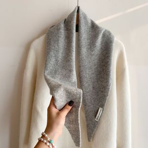 100% <strong>Wool</strong> Triangle Scarf Winter <strong>Wrap</strong> for Women Pure <strong>Wool</strong> Neck Shawl Luxury <strong>Wool</strong> Scarf Elegant Shoulder <strong>Wrap</strong> Collar Scarf - Product Image 1