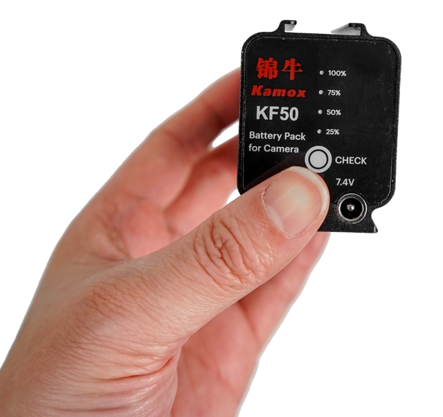 Custom 7.4V 6600mAh Portable Lithium Type-C Rechargeable Lithium-ion Camera NP-F970 F980 Battery Pack
