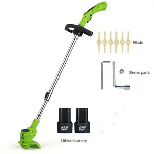 12V Smart Garden Tool Elektrischer batterie betriebener Bürsten grass ch neider Unkrauts ch neider Power String Trimmer