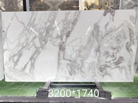 Quartzite blanche Fendy naturelle Douvres marbre blanc Livre Match Dalle Picasso Marbre Plancher Panneau Mural Table Top Meubles Pierre