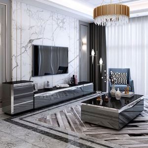 <b>Floating</b> Entertainment Center <b>TV</b> Stand Modern Luxury Cabinet Wall <b>Unit</b> Design - Product Image 4