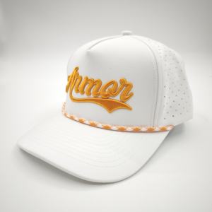 Custom Waterproof Sporty Dobby Dot Baseball <b>Cap</b> Embroidered Patch 5 Panel Rope Hats <b>Snapback</b> <b>Caps</b> for Unisex Adults - Product Image 1