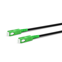 Prix usine sc APC cordon de raccordement aramide G652D 1 noyau SM MM PVC LSZH câble à fibres optiques fil de raccordement câbles de Communication optimaux