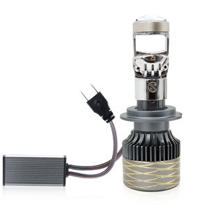 หลอดไฟโปรเจคเตอร์ LED คุณภาพสูง 60W 10000 ลูเมนส์ 6000K-6500K 12V รุ่น A81 H7 ไฟหน้าแบบมินิเลนส์ แสงสูง/ต่ำ สำหรับรถยนต์ทั่วไป - Product Image 5