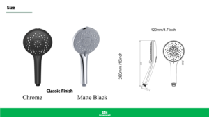 <span class=keywords><strong>Alcachofa</strong></span> de la ducha baño cromo ABS multi 5 funciones cabezal de ducha de mano - Product Image 3