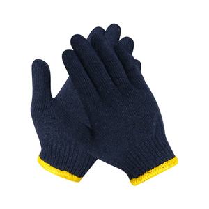 Guantes de Trabajo de Algodón Azul Oscuro de Calibre 10, Lavables, Resistentes y Tejidos a Mano, Más Vendidos - Product Image 3