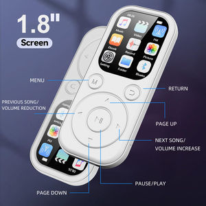 Reproductor de Música Portátil al por Mayor con Pantalla IPS HD de 2.0 Pulgadas, Reproductor MP3, Bluetooth, Lector de Libros Electrónicos, Grabadora, Compatible con Tarjeta TF de 128GB, Diseño Ligero - Product Image 3