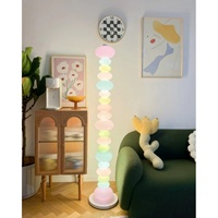 Lampe sur pied Candy pour salon et chambre à coucher, lampe sur pied en verre en forme de gourde pour créer une ambiance