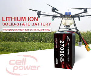 Ban đầu trạng thái rắn nhà sản xuất pin 27000mAh 6S 7S 9s12s14s24s bán trạng thái rắn Pin cho uavs - Product Image 3