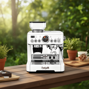Cafetera Semiautomática Swedish Moment, Molinillo de Acero Inoxidable, Compacta, para Uso Doméstico, Cafetera Espresso - Product Image 2