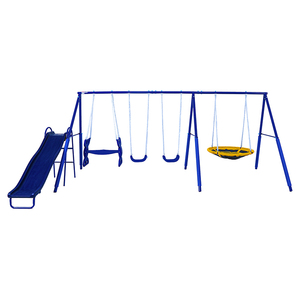 Mẫu Giáo Sân Chơi Ngoài Trời Kim Loại Đu Trẻ Em Vườn Trượt Đu Đặt Ngoài Trời Cho Trẻ Em - Product Image 2