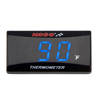 Jauge de température d'eau universelle KOSO pour moto, accessoire d'instrument étanche avec affichage LCD de la température en Celsius