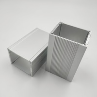 Kotak Elektronik Mini Luar Ruangan dari Aluminium Alloy Ekstrusi Anodized Ukuran 80*50*40mm, Dapat Disesuaikan, Berperingkat IP54, Layanan OEM/ODM