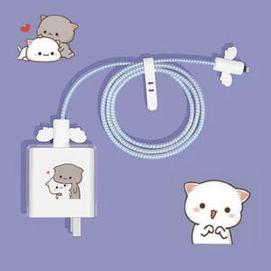 <span class=keywords><strong>Mitao</strong></span>-Sac à main mignon pour chat, chargeur de téléphone, cartable, ornement de charme, cadeau - Product Image 4