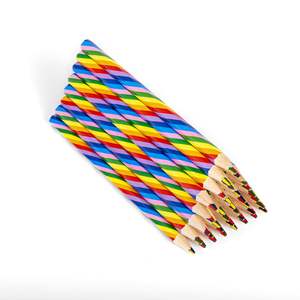 Matite Colorate in Bulk, 12 Set di Matite Arcobaleno a Quattro <span class=keywords><strong>Colori</strong></span> per Cancelleria - Product Image 1