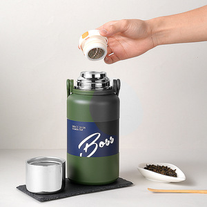 800/1000/1500ml botella deportiva de gran capacidad botella de agua portátil para exteriores con tapa Infusor de té - Product Image 2