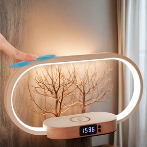 Luce del tavolo ramoscello ispirata alla natura lampada da comodino con funzione di <span class=keywords><strong>movimento</strong></span> lampada da comodino con ricarica Wireless - Product Image 1