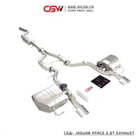 Silencieux d'échappement, haute Performance, avec Valve Catback, pour Jaguar f-pace 2.0T/3.0T, nouveauté 2017, fabrication chinoise