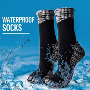 Chaussettes imperméables unisexes à 3 couches, chaussettes respirantes résistantes à l'eau pour la randonnée, le ski, la pêche, pour hommes et femmes - Product Image 3