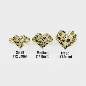 Anillos de Boda Románticos Finos Color Rosa, Anillo de Latón con Baño de Oro 14k 18k PVD con Forma de Corazón para Hombre y Mujer - Product Image 4