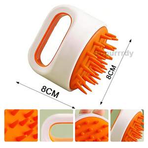 Cepillo de Masaje para Cuero Cabelludo con Logotipo Personalizado, Masajeador Anticaspa, Cepillo Limpiador para Cuero Cabelludo, Exfoliante para Baño, Cepillo para Cabello con Cerdas de ABS - Product Image 2