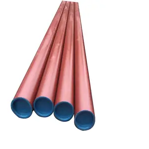 ASTM A500 GR.B bevelled no plastic caps seamless steel pipes Anti corrosion painting EXW and CFR quotation