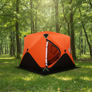 Tente de <span class=keywords><strong>camping</strong></span> isolée robuste pour l'extérieur, abri résistant au vent, imperméable et anti-froid, tente de pêche sur glace pour l'hiver extrême - Product Image 2