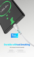 Kabel pengisi daya Cepat kemasan ritel kabel pengisi daya Usb pemasok kustom untuk Android TYPE-C kabel Printer ponsel