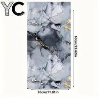Autocollants muraux décoratifs en PVC auto-adhésifs gris, imperméables, résistants à l'huile, géométriques modernes, pour la décoration de la cuisine, de la villa et de la maison, 30x30cm