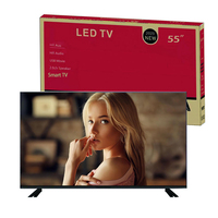 Télévision Offre Spéciale à Led écran plat bon marché normal logo personnalisé OEM Led Tv Smart fabricant Tv facile à utiliser Smart 55 pouces