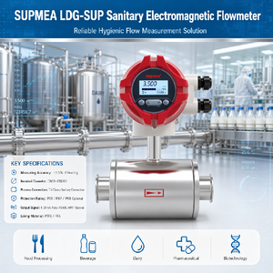 Supmea LDG-SUP LDG-SUP-A100 Lebensmittelgeeigneter Durchflussmesser Getränke- und Milchprodukte Magnetischer Durchflussmesser - Product Image 2