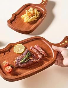 Planche à découper en <span class=keywords><strong>bois</strong></span> d'ébène créative double face en forme de chat, écologique et luxueuse, ustensiles de cuisine pour la maison, planche à fruits et à en-cas - Product Image 6