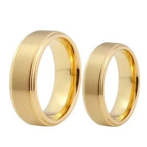 Fashion Gold Plating Groothandel Wedding Ring Set Gratis Monster Tungsten Diverse Ringen