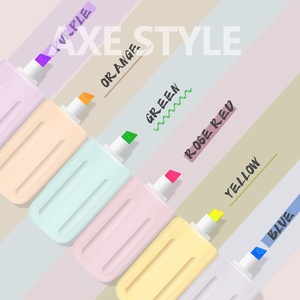 Juego de Mini Resaltadores Macaron, 6 Colores Pastel, Marcadores para Estudiantes, Rotuladores No Borrables, Más Vendidos - Product Image 4