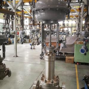 Vanne de régulation KOSO 510T, vannes à bille à siège unique guidées par le haut avec actionneur de type diaphragme 5200LA, vanne pneumatique OEM - Product Image 2