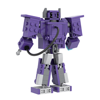 Bloques de Construcción MOOXI MOC1697, 230 Piezas, Robot Deformable, Regalo DIY, Rompecabezas, Juego de Bloques de Construcción de Anime Educativos de Plástico, Juguetes para Niños