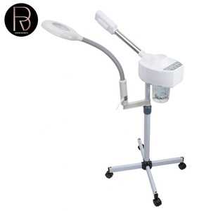 Vaporizador Facial 2 en 1 con Lámpara de Aumento 5X para Salón, Sauna, Vaporizador Profesional con Ozono - Product Image 1